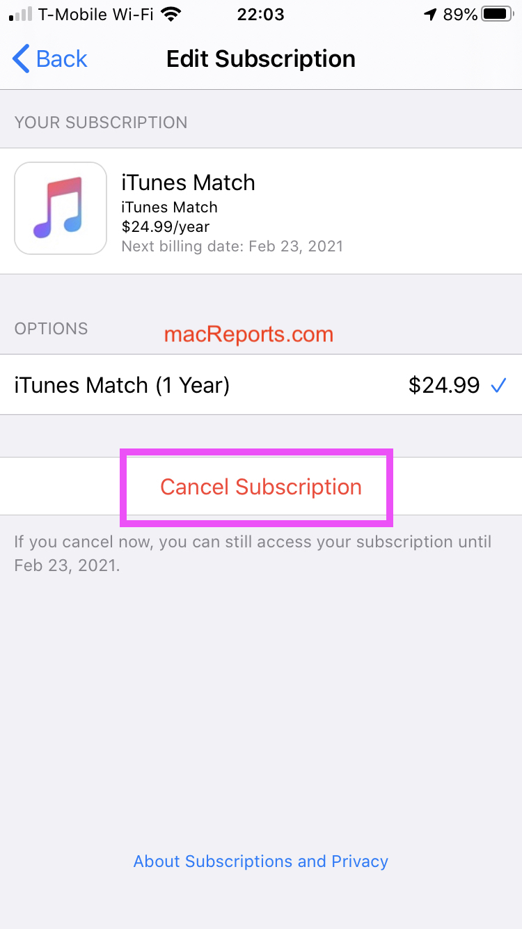 Cancel Subscribe App For Mac